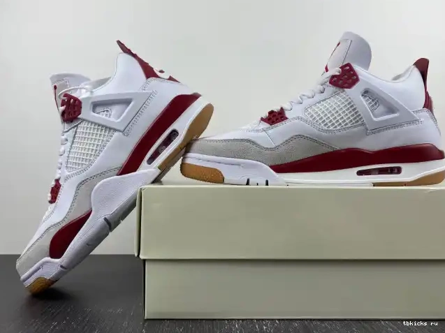 Rep TB DR5415-160 4 SB Retro Red Jordan Pine 0610